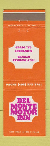 Matchbook Cover - Del Monte Motor Inn Monterey CA