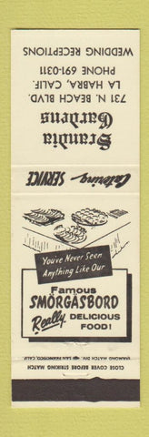 Matchbook Cover - Scandia Gardens La Habra CA