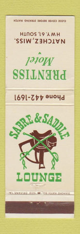 Matchbook Cover - Prentiss Motel Natchez MS