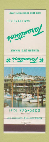 Matchbook Cover - Tarantino's San Francisco CA