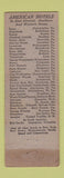 Matchbook Cover - Lycoming Hotel Williamsport PA WEAR