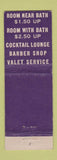 Matchbook Cover - Hotel San Diego CA