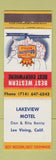 Matchbook Cover - Lakeview Motel Lee Vining CA Best Western