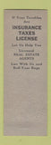 Matchbook Cover - Hoover McCullough Service Hagerstown IN Barber Shop Quartet