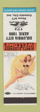 Matchbook Cover - Columbia City Eagles Club IN pinup