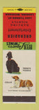 Matchbook Cover - Grenadier Lansing MI French Poodle Collie Dogs