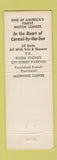 Matchbook Cover - The Village Inn Carmel by the Sea CA