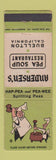 Matchbook Cover - Andersen's Pea Soup Restaurant Buellton CA WEAR