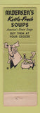 Matchbook Cover - Andersen's Pea Soup Restaurant Buellton CA WEAR
