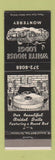Matchbook Cover - White House Lodge Monterey CA