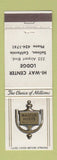 Matchbook Cover - Hi Way Center Lodge Salinas CA WEAR