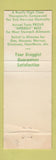 Matchbook Cover - Merbels Bell Laboratories Tracy CA drug for stomach ache
