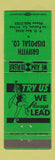 Matchbook Cover - Griffith Disposal Company La Puente CA girlie