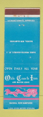 Matchbook Cover - Olde Coach Inn Nashua NH