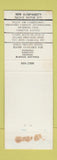 Matchbook Cover - Olde Coach Inn Nashua NH