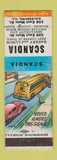 Matchbook Cover - Scandia Bakery Lunch Galesburg IL WEAR