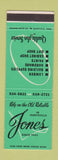 Matchbook Cover - Jones Lumber Hardware Paint Huntsville AL