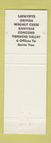 Matchbook Cover - Better Homes Real Estate Lafayette CA