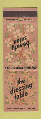 Matchbook Cover - The Dressing Table Beauty Salon Chicago IL WEAR