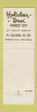 Matchbook Cover - Holiday Inn Forrest City AR Christmas