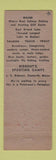 Matchbook Cover - Rideout Sporting Camps Danforth ME