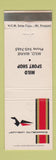 Matchbook Cover - Johnson Boat Motors Milo ME