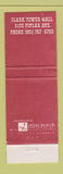 Matchbook Cover - Clark Station Casey's Memphis TN