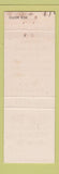 Matchbook Cover - Char Pit Ithaca NY