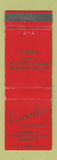 Matchbook Cover - Carmelo's Restaurant Italian Sherman Oaks CA WEAR