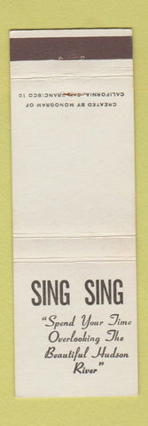 Matchbook Cover - Sing Sing Prison Joke Gag