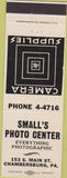 Matchbook Cover - Small's Photo Center Chambersburg PA Camera Supply