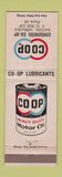 Matchbook Cover - COOP oil gas Consumers Dalton NE
