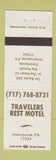 Matchbook Cover - Travelers Rest Motel Intercourse PA