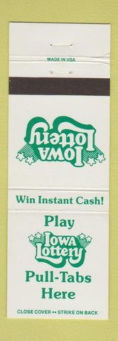 Matchbook Cover - Iowa Lottery IA