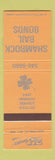 Matchbook Cover - Shamrock Bail Bonds