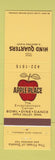 Matchbook Cover - Hind Quarters Apple Place Apple Valley MN