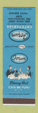 Matchbook Cover - Forum Cafeterias Erie PA