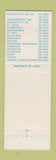 Matchbook Cover - Forum Cafeterias Erie PA