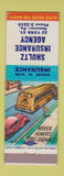 Matchbook Cover - Shultz Insurance Agency Hanover PA