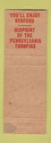 Matchbook Cover - Fort Bedford Inn Bedford PA WEAR