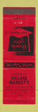 Matchbook Cover - Shotwell's Village Markets Mifflinville Bloomsburg PA