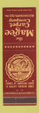 Matchbook Cover - Magee Carpet Company Bloomsburg PA