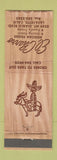 Matchbook Cover - El Charro Mexican Foods Lafayette CA