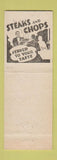 Matchbook Cover - Wayne's Grill New Castle IN