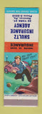 Matchbook Cover - Shultz Insurance Agency Hanover PA