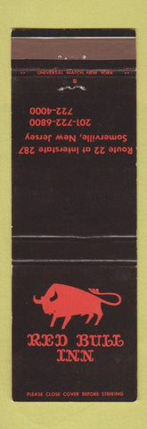 Matchbook Cover - Red Bull Inn Somerville NJ