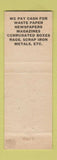 Matchbook Cover - Standard Rag and Paper York PA