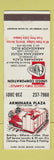 Matchbook Cover - Armenara Plaza State College PA
