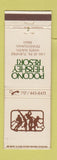 Matchbook Cover - Pocono Hershey Resort White Haven PA