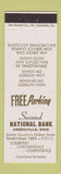 Matchbook Cover - Second National Greenville OH